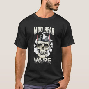 Camiseta Cabeça MOD Crânio Gótico