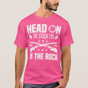 Camiseta Cabeça No Estoque Olho Na Rocha Tiro Ao Prato Dive