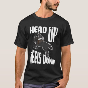 Camiseta Cabeça Para Cima Cabeçalhos Para Baixo