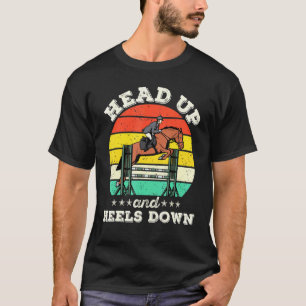 Camiseta Cabeça Para Cima E Sobe Para Baixo O Equestre