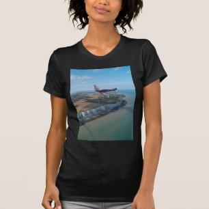 Camiseta Cabeça-quente sobre a costa inglesa