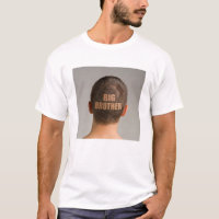 Camiseta Cabeça Raspada Corte de Cabelo Funny Mens