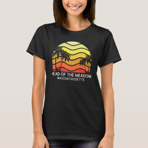Camiseta Cabeça Retro Do Surf Meadow Beach Vintage Palm V