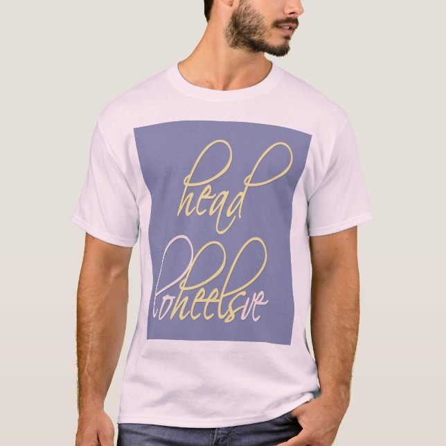 Camiseta Cabeça sobre salto no amor (Frente)