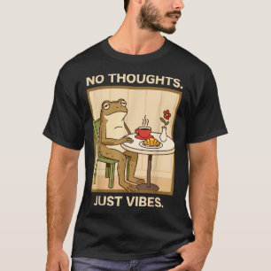 Camiseta Cabeça Vazia Meme Engraçado Sem Pensamentos Só Vib