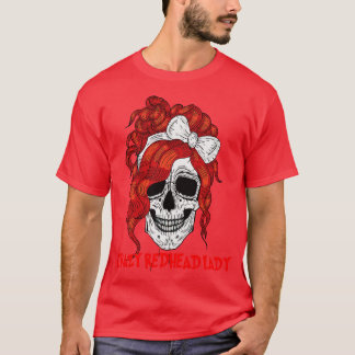 Camiseta Cabeça Vermelha Maluca - Caveira