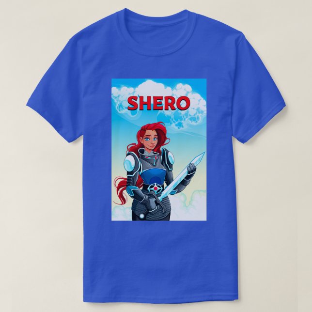 Camiseta Cabeça-vermelha SHERO (Frente do Design)