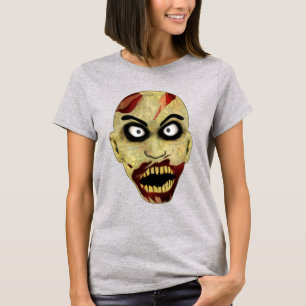 Camiseta Cabeça Zombie