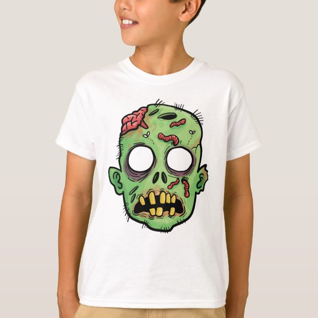 Camiseta Cabeça Zombie (Frente)