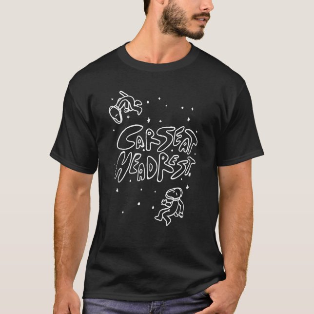 Camiseta Cabeçalhos do assento do carro (Frente)