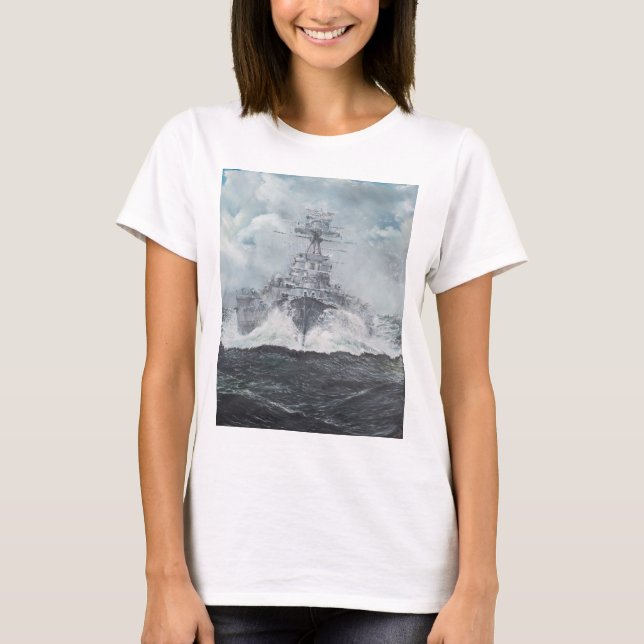 Camiseta Cabeças da capa para Bismarck 23rdMay 1941. 2014 (Frente)