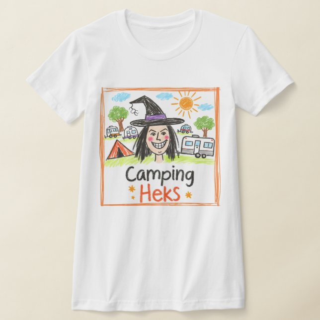 Camiseta "Cabeças de acampamento" (Postura )