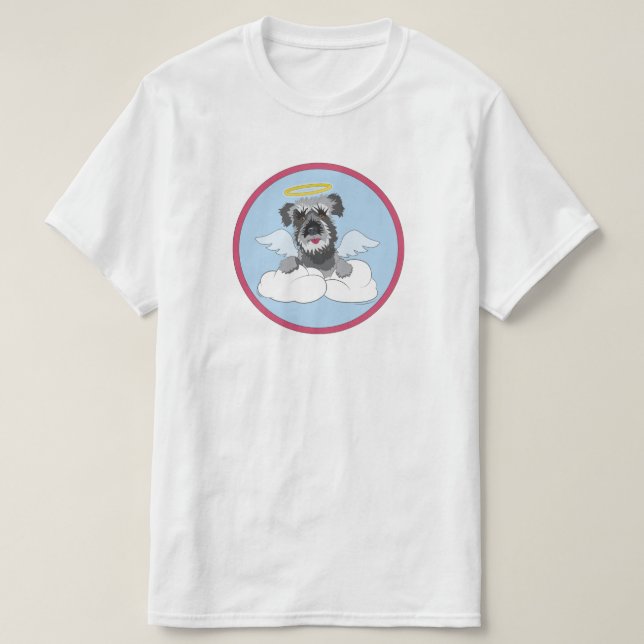 Camiseta Cabeças de Corações Altos Abertos Plutão Angel (Frente do Design)