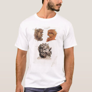 Camiseta Cabeças de demónios maus