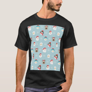 Camiseta Cabeças de Natal: Mola Festiva