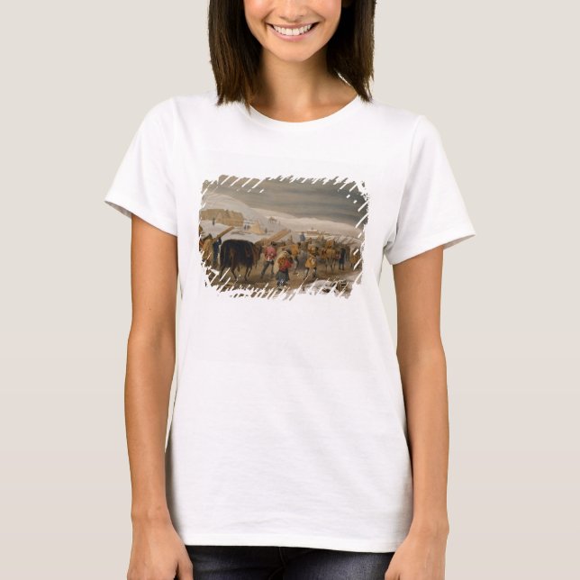 Camiseta Cabeças e Vestuário Quente para o Exército, placa  (Frente)