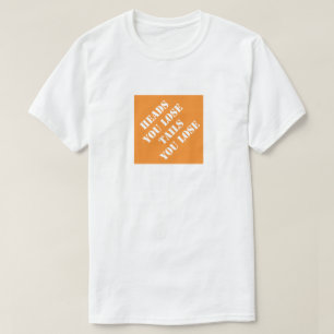 Camiseta Cabeças Perder Pai Engraçado Dia de os pais Humo
