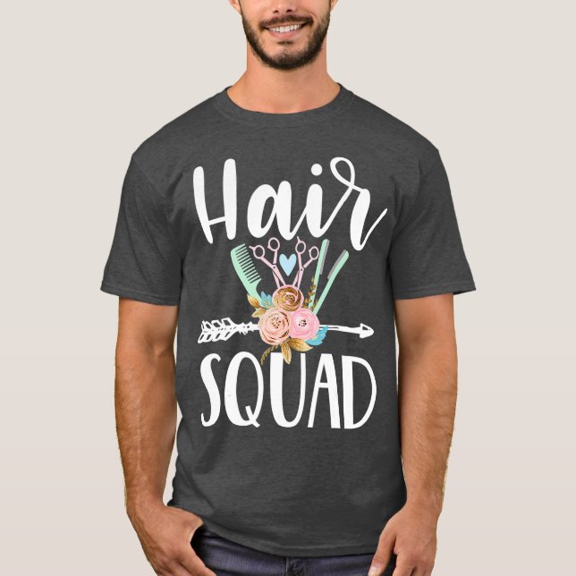 Camiseta Cabeleira engraçada e engraçada cabeleireira (Frente)