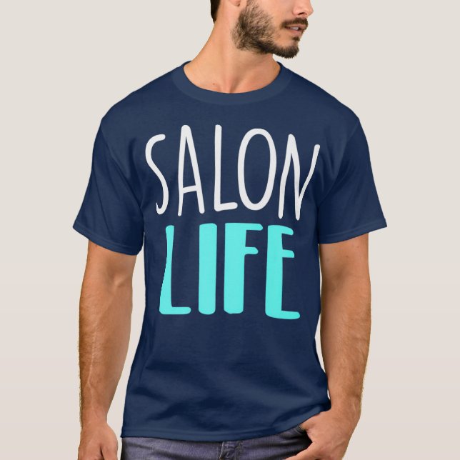 Camiseta cabeleireiro especial do Salon (Frente)