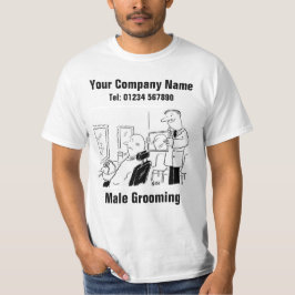 Camiseta Cabeleireiro ou Barbeiro de Embelezamento Masculin
