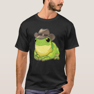 Camiseta Cabeleireiro Sapo Engraçado Anfíbio Ocidental