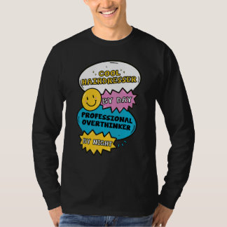 Camiseta Cabelereiro Legal De Dia Pensador Profissional Exc