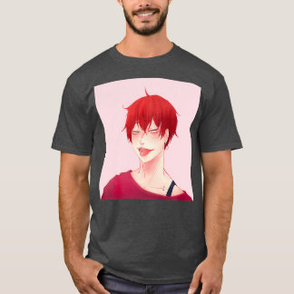 Camiseta Cabelo Abaixo Tendou Satori Rosa Bg