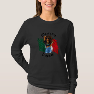 Camiseta Cabelo Afro Feminino Rainha Mexicana Mulher México