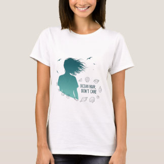 Camiseta Cabelo ao Vento, Sem Preocupações