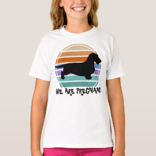 Camiseta Cabelo áspero de Dachshund - Silhout 1