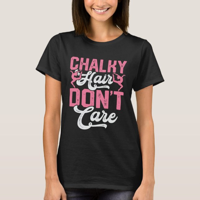 Camiseta Cabelo Chalky Não se importe (Frente)
