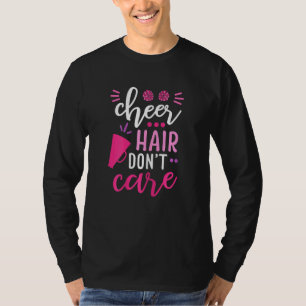 Camiseta Cabelo Cheer não se importa com o Cheerleader de C
