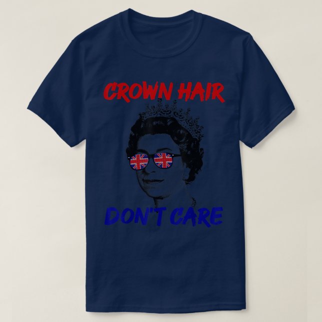 Camiseta Cabelo Coroa Não Cuidar (Frente do Design)