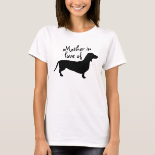 Camiseta Cabelo Curto Dachshund - Silhouette 1