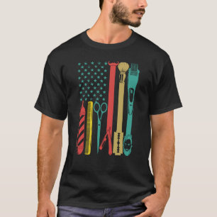 Camiseta Cabelo da barbeariaEstilo Cabeçalho Estendedor US 
