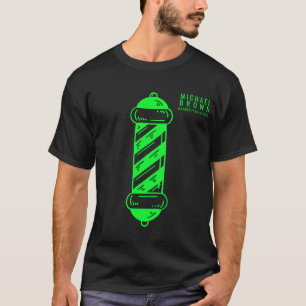 Camiseta Cabelo de barbeiro verde para ele