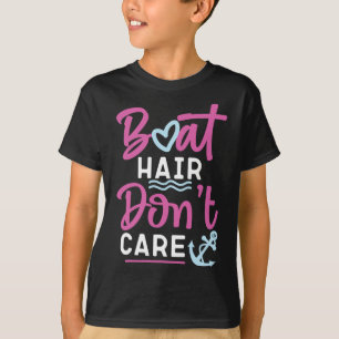 Camiseta Cabelo de barco à vela não se importa