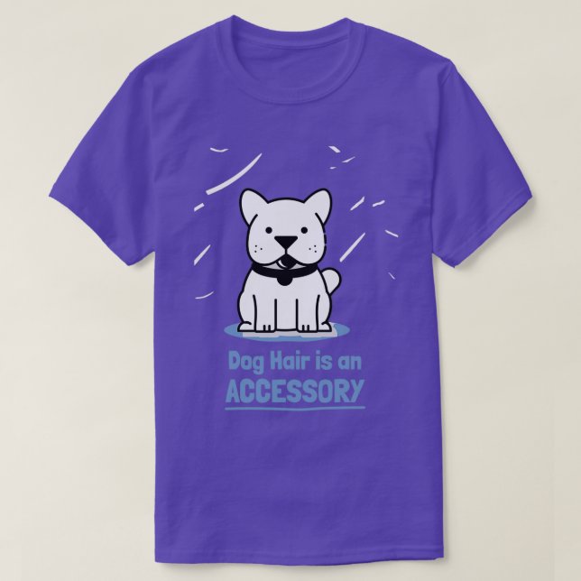 Camiseta Cabelo de Cachorro é uma Triblagem Branca Acessíve (Frente do Design)