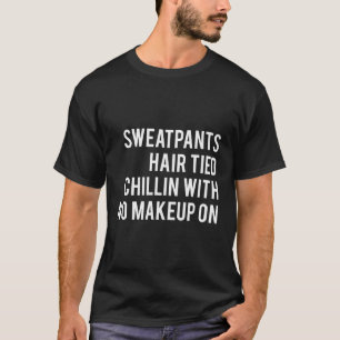 Camiseta Cabelo De Calça Amarrado Com Calma Sem Maquiagem D