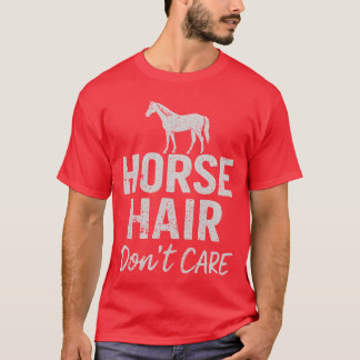 Camiseta Cabelo de Cavalo Não Custa Engraçado para Amante d
