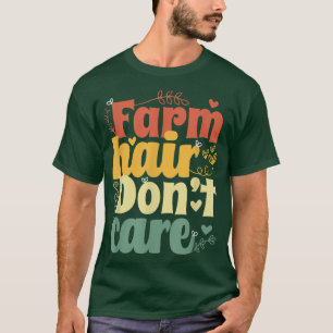 Camiseta Cabelo de fazenda não se importa com fazendeiros q