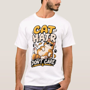 Camiseta Cabelo de Gato Não Me Importa