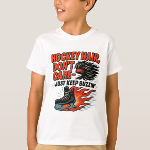 Camiseta Cabelo de Hockey Não Liga Só Continue Buzzin’ Desi
