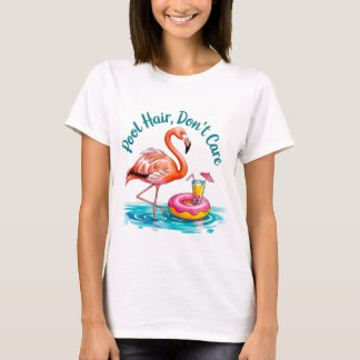 Camiseta Cabelo de Piscina, Não Me Importo