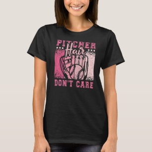 Camiseta Cabelo de Pitcher Não se importa com moça de Softb
