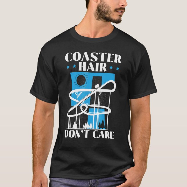 Camiseta Cabelo de porta copos Não se importe com o cilindr (Frente)