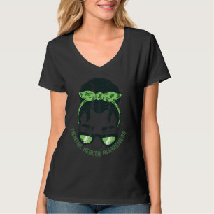 Camiseta Cabelo Desarrumado Saúde Mental Importa Saúde Men
