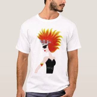 Camiseta Cabelo flamejante com tiara - MFH2