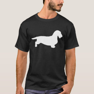 Camiseta Cabelo grosso Dachshund - Silhouette 2