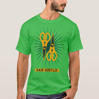 Camiseta Cabelo HustlerCabelo cosmetólogo engraçado Barber 